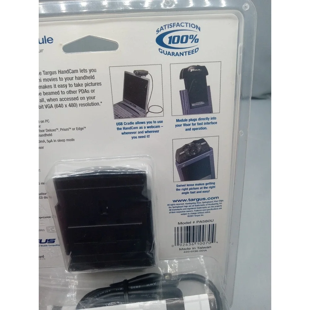 Targus Handcam Module‎ PLUG In Camera And Hand Held Vintage